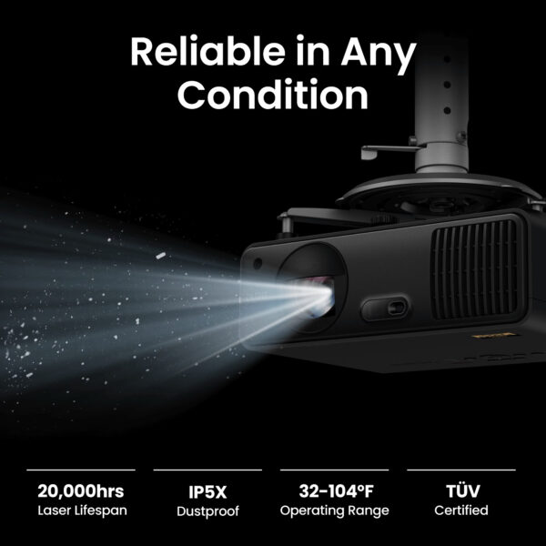 AH700ST 4000-Lumen Short Throw 1080P Laser Golf Simulator Projector - Image 12